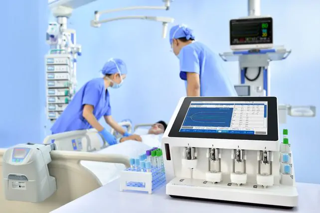 Полуавтоматический четырехканальный тромбоэластограф Medcaptain Haema T4